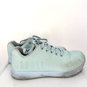 NOBULL Women's Trainer Super Fabric in Sky Blue Mint Sz 6